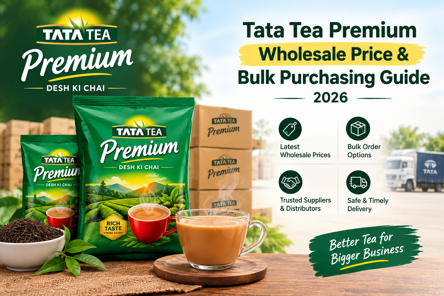 Tata Tea Premium Wholesale Price & Bulk Purchasing Guide 2026