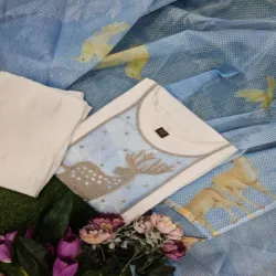 Embroidery Suit, Stitch Type Unstitched