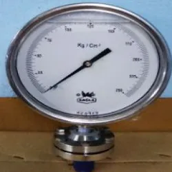Glycerin Filled Pressure Gauges, Accuracy Class 06