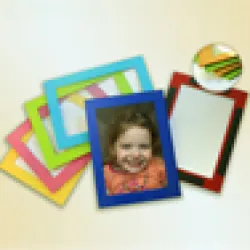 Star Frame Make A Magnetic Photo Frame, Material Plastic
