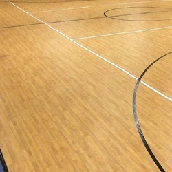 Teak Wood Sports Flooring
