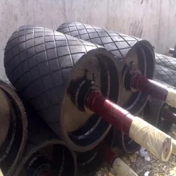 Conveyor Drum Pulley With Rubber Lagging, Type Of Pulley Drum Pulley