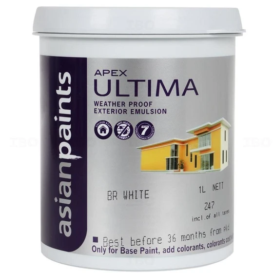 Ultima Weatherproof Paints — Finish usage exterioir wall