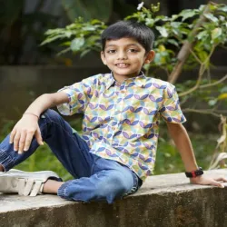 Kids Check Shirt, Color 7