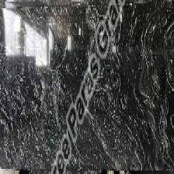 Black Granite Slab, 16-20 mm, Color Black