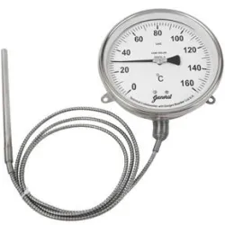 Bimetal Dial Thermometer, Accuracy 01 DegreeC