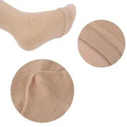 Generic 4 Pairs Unisex Casual Ankle Length Socks, Set Contains combed cotton, Color Pink, Stretchability Type 4-Way Stretch