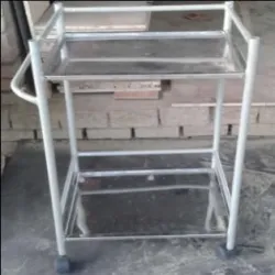 Instrument Trolley 3 Shelves, Material Stainless Steel