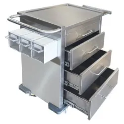 SS Medicine Trolley, Material Mild Steel