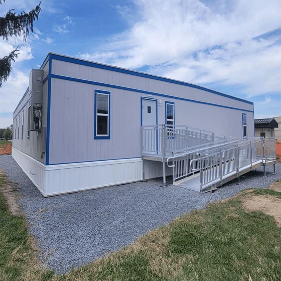 Portable Office Prefab — PVC sliding window