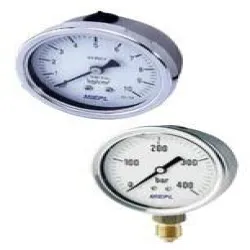 4 inch 100 mm Commercial Pressure Gauge, Socket Brass