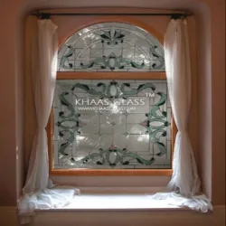 Peacock Stained Glass Window Panel, UsageApplication Windows