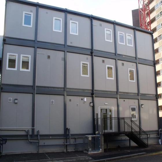 Portable Buildings Prefabricated — Panel Build White