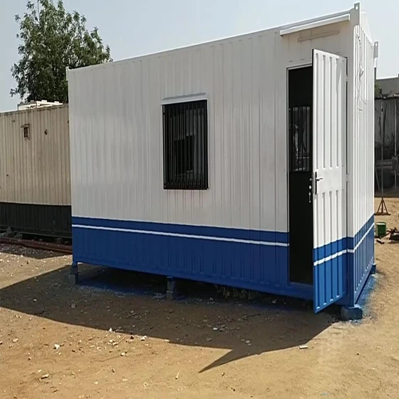 Labour Portable Cabin — Gray Color MS Material