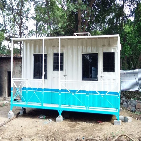 House Portable Cabins — House Usage Steel Material
