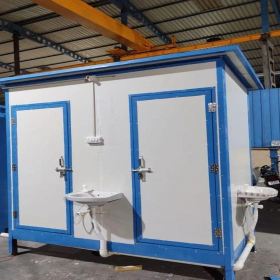 Prefab Toilet Cabin — Prefab built type White Color