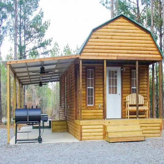 Living Portable Cabin — Rectangular Shape Color Coated