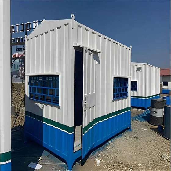Container Prefab Office — White Color Prefab type