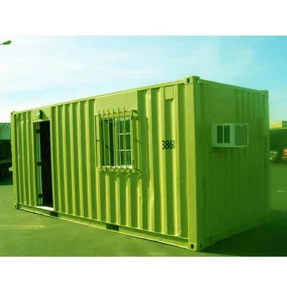 Office Site Containers — Modern Design Style steel door
