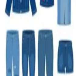 Round Neck Washing T-Shirt Denim Indigo, Neck Round
