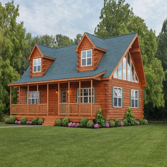 House Prefab Cottage — Panel Build type Home Usage