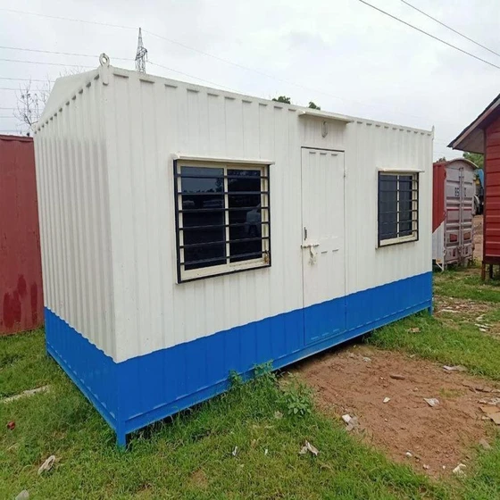 Steel Porta Mild Cabins — Mild Steel Material White