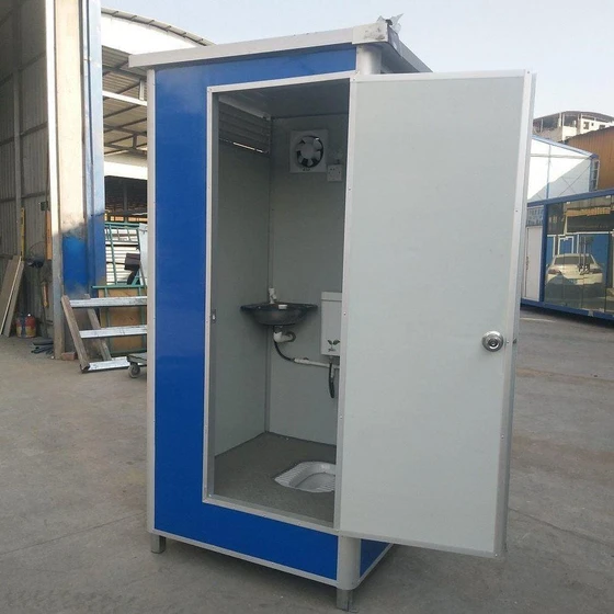 Mobile Portable Toilets — Dark blue outdoor use