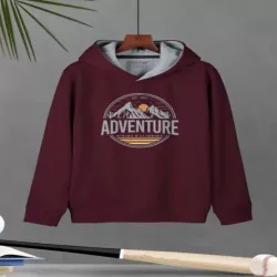 Kids Hoodie, Pattern Printed