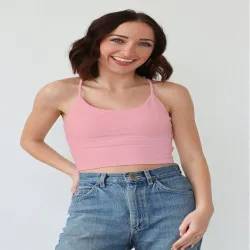 Ladies Rib Tank Top, Top Style Short