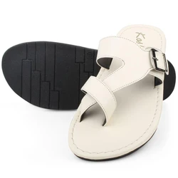 Leather Lightweight Men's Sandals Flip Flops Slippers