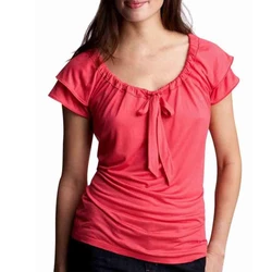 Different Styles Pattern Colors Ladies Top Print Design