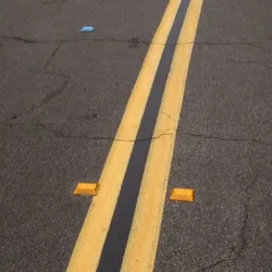 Reflective Pavement Marker, Visibility 800 meters
