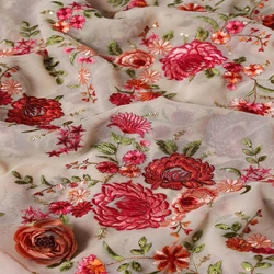 Dyeable Beautiful Sequins Embroidery Fabric Mutlishade
