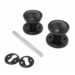 Plastic Knob Lock Set, Surface mounted rim structure