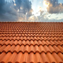 terracotta roof tiles, special design, impressive