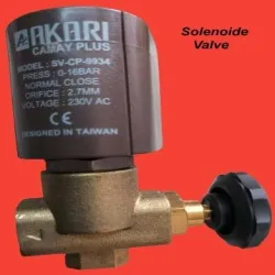 Steam Solenoid Valve, End Connection Type Threaded