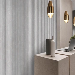 white louvered panel, Enhance space, Surface Finish