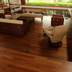 Solid Burma Teak Flooring, single plank, silk oil finish
