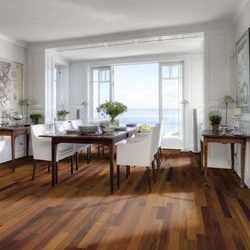 African Merbau Parquet Flooring, Medallion design