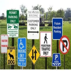 No Parking Sign, Material Aluminium