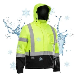 Waterproof Safety Reflective Jacket, wearer dry