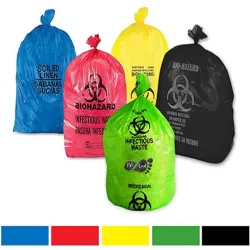 Biomedical waste collection bags, Color Yellow