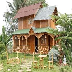 Luxury Bamboo Gazebos, Garden landscapes, exude elegance