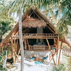 Tropical Bamboo Hut, Basic home, eco-friendliness