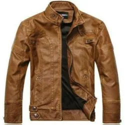 Safe Pro Waterproof Safety Leather Jacket, Color Black