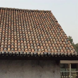 Hand Made Clay Tiles, Square-cut, 10cm 4 inches