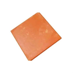Square Clay Roof Tiles, 381 kg, light orange color