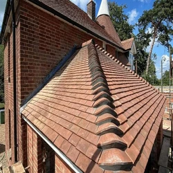 Clay Peg Roof Tiles, Handcrafted & 10 x 6 inches