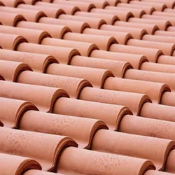 Solid Clay Roof Tile, Raw material, 31x31cm length