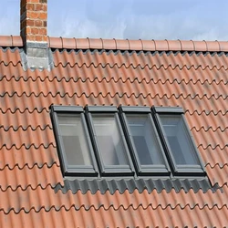 Modern Clay Roof Tiles, Medium size, matt finish